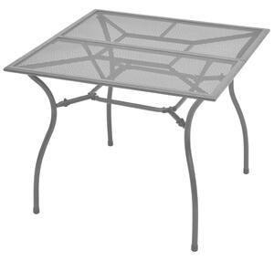 VidaXL acélhálós kerti asztal 90 x 90 x 72 cm