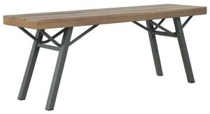 Tömör akácfa kerti pad 120 cm