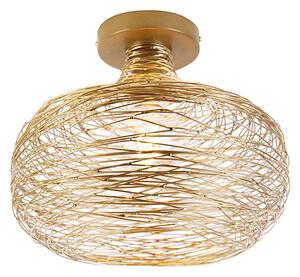 Design plafondlamp goud - Sarella