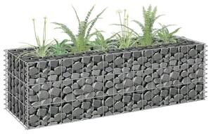 Horganyzott acél gabion magaságyás 90 x 30 x 30 cm