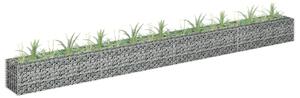 Horganyzott acél gabion magaságyás 360 x 30 x 30 cm