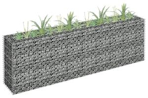VidaXL horganyzott acél gabion magaságyás 180 x 30 x 60 cm