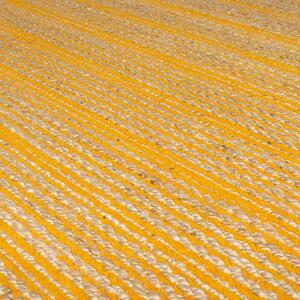 Equinox sárga juta futószőnyeg, 60 x 230 cm - Flair Rugs