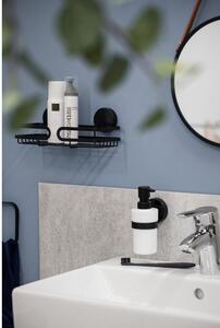 Static-Loc® Pavia fekete fali fürdőszobai polc, szélesség 26 cm - Wenko
