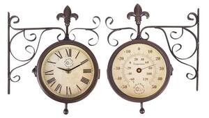 Rustic falióra hőmérővel - Esschert Design