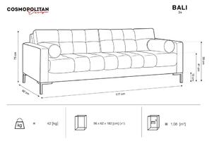 Sárga kanapé 177 cm Bali – Cosmopolitan Design