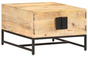 Tömör mangófa dohányzóasztal 67 x 67 x 45 cm