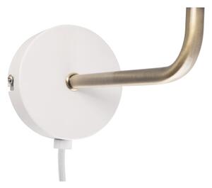 Bonnet fehér-aranyszínű fali lámpa, magasság 25 cm - Leitmotiv