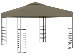 Tópszínű kerti pavilon 3 x 3 m 180 g/m²