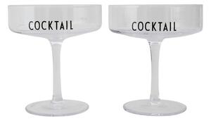 Cocktail 2 db koktélospohár - Design Letters