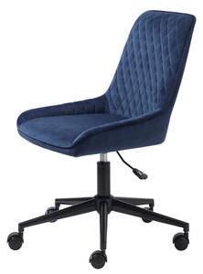 Milton kék forgószék - Unique Furniture