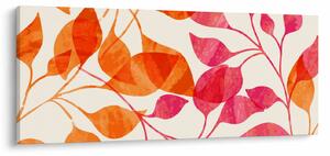 Kép - Narancssárga levelek (120x50 cm)
