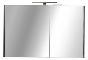 TMP SHARP - FEKETE - Tükrös fürdőszobai szekrény - 100 cm