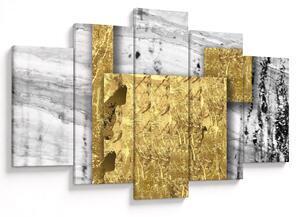 Kép - Arany négyzetek N⁰1 (150x105 cm)