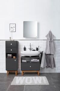 Antracitszürke magas-fali fürdőszoba szekrény 40x100 cm Color Bath – Tom Tailor