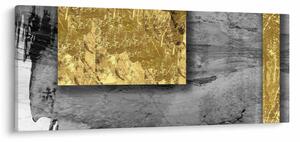 Kép - Arany négyzetek N⁰2 (120x50 cm)