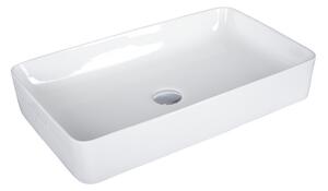 Eros SLIM 2 - PULTRA ültethető - Top Counter - porcelán mosdó - 61 x 35 x 11 cm