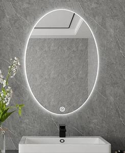 Viva AURA PINO 60 fürdőszoba tükör - érintésmentes - AMBIENT LED - ELIPSZIS -ÁLLÓ - 60x80 cm