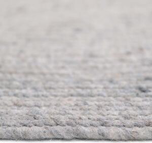 Neethu szürke kézzel készített szőnyeg gyapjú és pamut keverékből, ø 140 cm - Nattiot