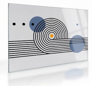 Üveg kép - Minimalista absztrakció N⁰1 (70x50 cm)
