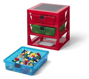 Storage piros rendszerező 3 fiókkal - LEGO®
