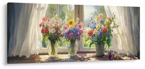Kép - Csokor az ablaknál (120x50 cm)