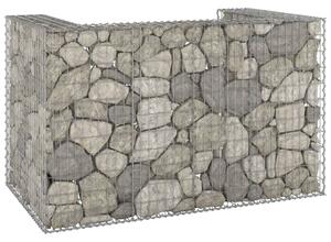 Horganyzott acél gabionfal szemeteskukákhoz 180 x 100 x 110 cm