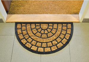Toro Squares kókusz lábtörlő félkör, 40 x 70 cm