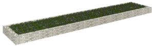 Horganyzott acél gabion magaságyás 500 x 100 x 20 cm