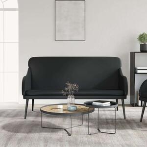 VidaXL fekete műbőr pad 110 x 76 x 80 cm