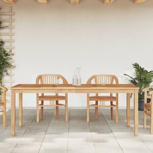 VidaXL tömör tíkfa kerti étkezőasztal 200 x 90 x 75 cm