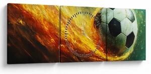 Kép - Focilabda repülés közben (órával) (90x30 cm)