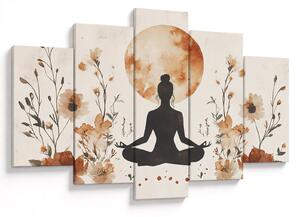 Kép - Narancssárga jóga (150x105 cm)
