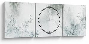 A levél absztrakció képe (órával) (90x30 cm)