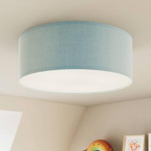 TK Lighting Rondo Kids mennyezeti világítás, Ø 38 cm, kék, dimmelhető, Kék, Gyermekszoba, Textil / szövet / selyem, Modern