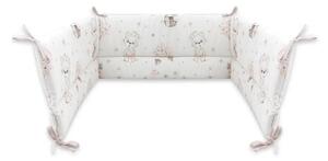 Baby Shop 3 részes ágynemű garnitúra - Balerina maci púder rózsaszín