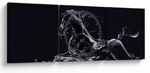 Kép - Ló és a víz (órával) (90x30 cm)