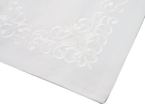 VINING LEAVES dekoratív párnahuzat 40x40 cm, fehér