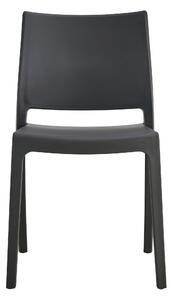 KLEM fekete műanyag szék