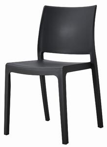 KLEM fekete műanyag szék