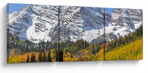 Kép - Maroon Peak (órával) (90x30 cm)