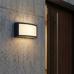 OSRAM ENDURA CLASSIC CUADRA kültéri fali lámpa, sötét szürke, IP65, dimmelhető, Alu / szürke / cink, Alumínium, Modern