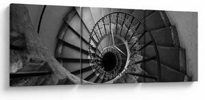 Kép - Lépcsőház (órával) (90x30 cm)