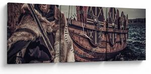 Kép - Viking (órával) (90x30 cm)