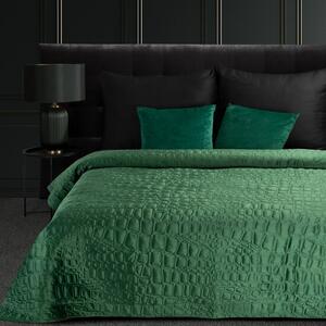 Designer ágytakaró SALVIA finom zöld bársonyból készült SALVIA Szélesség: 220 cm | Hossz: 240 cm