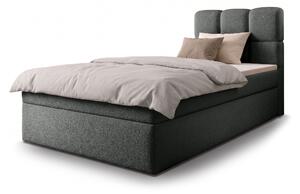 MASSIMO kárpitozott boxspring ágy 90x200 - szürke