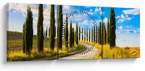 Kép - Táj (órával) (90x30 cm)