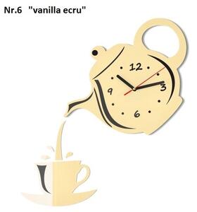 Csendes konyhai falióra Vanilla-ecru