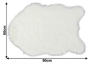 EBONY fehér szőnyeg 60 x 90 cm