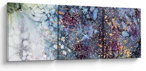 Kép - Absztrakció (órával) (90x30 cm)